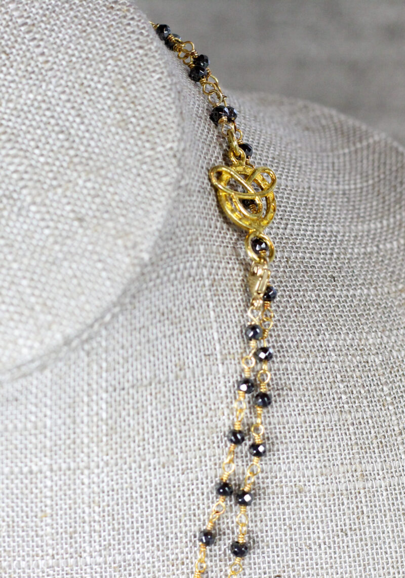Mia Hematite with Gold Wire - Image 8