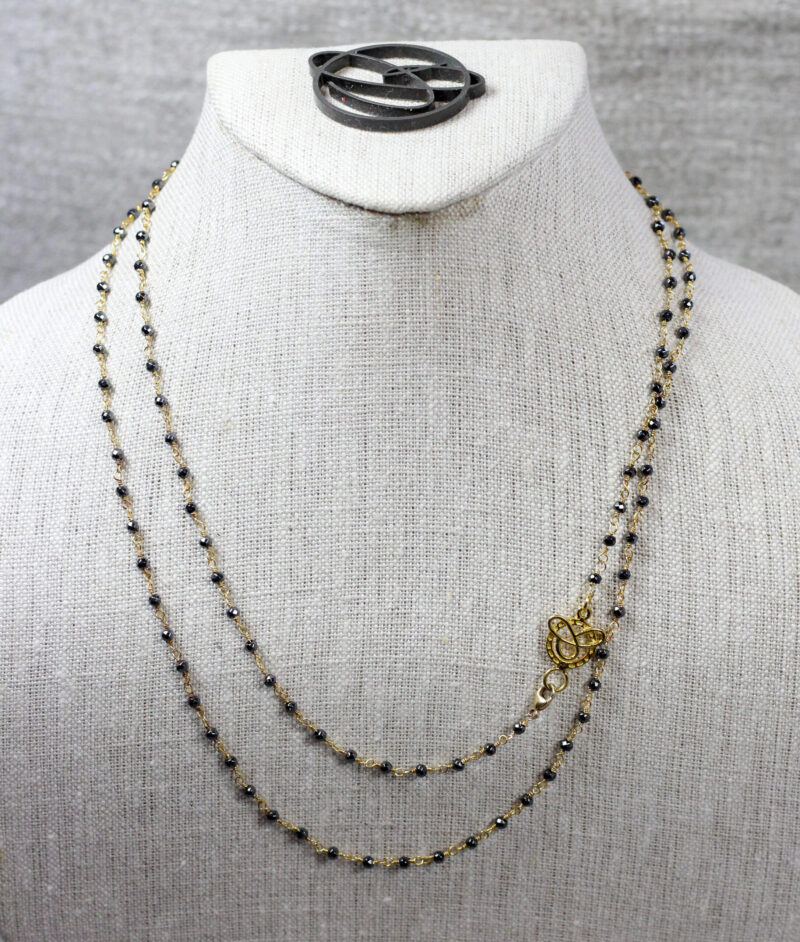 Mia Hematite with Gold Wire - Image 6
